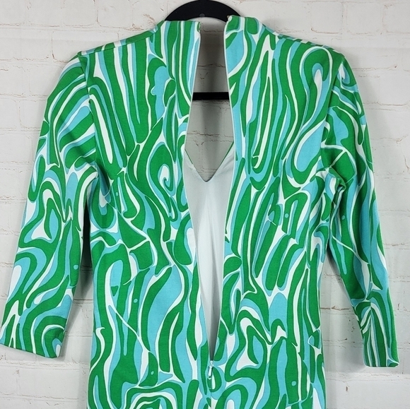 Lilly Pulitzer Charlena Ponte Shift Dress Resort White Finders Keepers XS - Picture 10 of 15